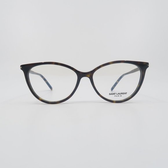 Saint Laurent SL 261 002 New Glossy Tortoise Eyeglasses 53mm with case - Picture 1 of 7